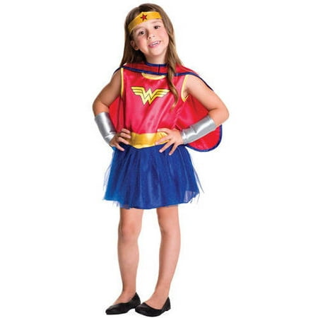 Wonder Woman Tutu Girls Toddler Halloween Costume