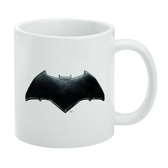 Justice League Movie Batman Logo White Mug