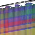 thumbnail image 3 of Multi Color Plaid Checkered Pattern Shower Curtain 84"x72" ,Bathroom Decorative Shower Curtains Set with 12 Hooks,Modern Waterproof Washable Shower Curtain, 3 of 6