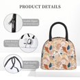 thumbnail image 4 of Easygdp Tropical Beach Sea Shell Bolsa de Almuerzo Insulada Grande, Forro de Aluminio, Diseño Espacioso, a Prueba de Fugas, Ideal para Trabajo, Picnics, Viajes y Actividades al Aire Libre, 4 of 6