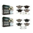 thumbnail image 1 of TEC Front Rear Ceramic Brake Pads Kit for Car 2003-2014 Volvo XC90 with 336mm Diameter Rotor KTC-100013, 1 of 10