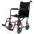 thumbnail image 2 of Karman Healthcare LT-2017-BD Transport Wheelchair-Burgundy, 2 of 4