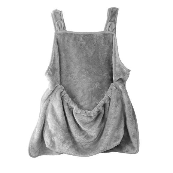 Cozy Cat Apron with Easy Clean Material, Front Pocket for Cat Cuddling