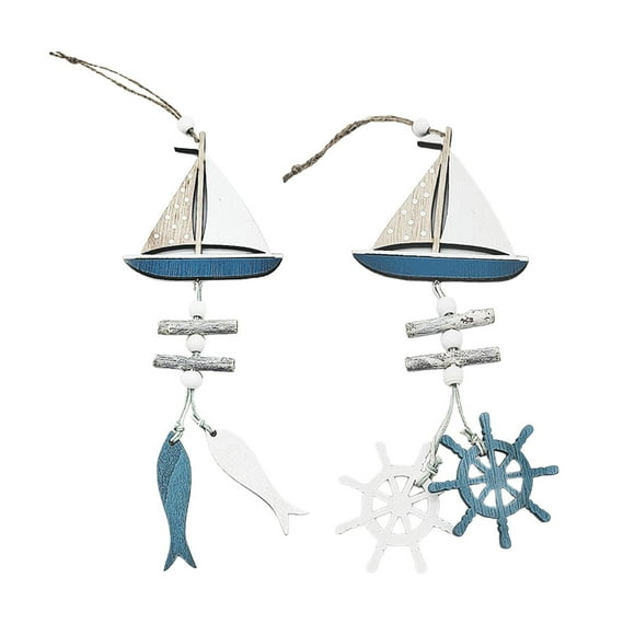 Miniatura Colgante Yotijar Pescado 2 Piezas Adorno de Pared