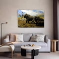 thumbnail image 5 of Woolly Mammoth Canvas Poster Bedroom Decor Sports Landscape Office Room Decor Gift,Frame-style,08x12inch(20x30cm), 5 of 8