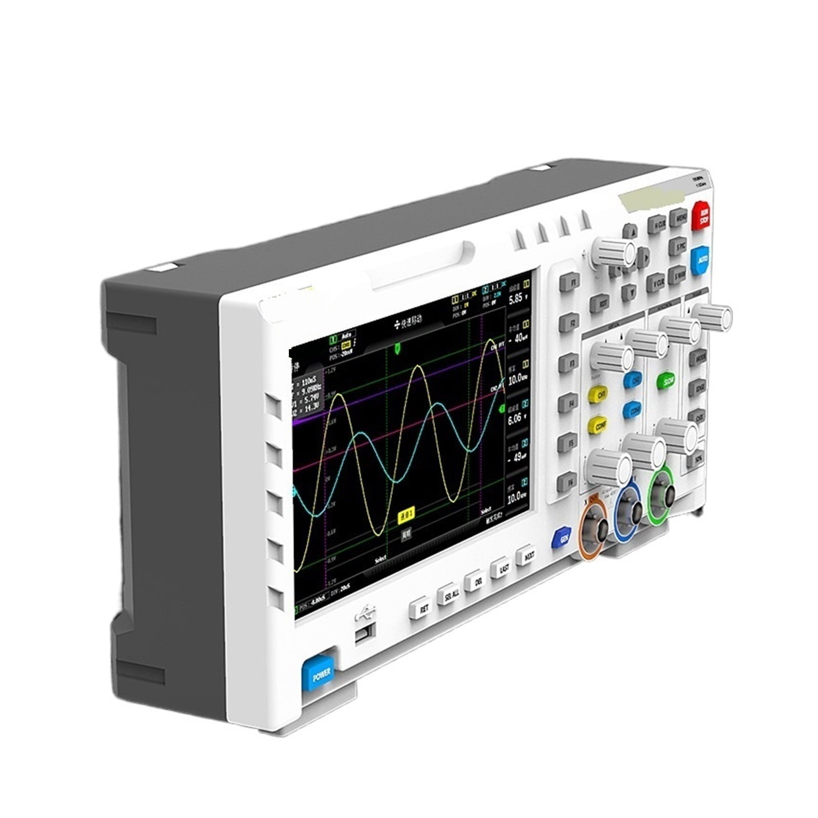 1014D Digital Oscilloscope 2 In 1 Dual Channel Input Signal Generator 100MHz* 2 Ana-log Bandwidth 1GSa/s Sampling Rate ,Professional Designed