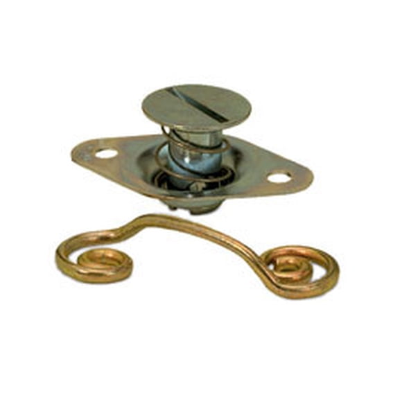 Moroso Performance Quarter Turn Fastener 71530 Slot Head; 0.650 Inch Medium Body; 0.348 Inch To 0.383 Inch Grip Range; Set Of 10 Self-Ejecting Fasteners With Springs