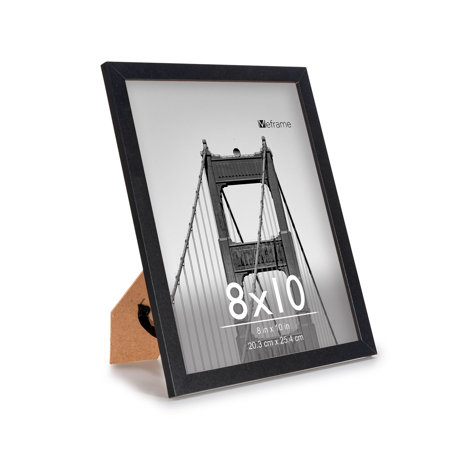 Meframe 10PACK Wooden Collage Picture Frame Set, Wall and Tabletop Display Photo Frames, Multiple Sizes Including 8x10, 5x7, 4x6, Black
