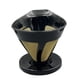 thumbnail image 1 of Verter sobre café Cono Gotero Gotero Accesorios Fácil de limpiar Extracción Manual Reutilizable Filtro de café para camping, hogar, oficina, 1 of 8