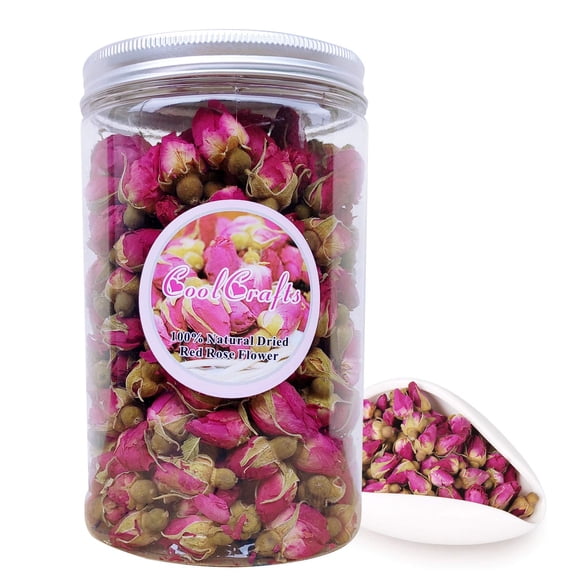 Capullos de rosa secos CoolCrafts 100 g grado culinario