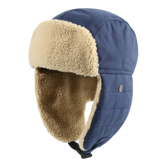 Women's Foldable Handmade Ear Protection Warm Wool Cap Cotton Slouchy Hat Knitted Hat Windproof Cold Sweat Hat