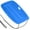 Blue, variant on StarQualityBargain 2Pack Snow Sled with Handles and Ropes, Slippery Plastic Downhill Durable Snow Sled For Kids and Adults, Outdoor Fun, 36''x18'' - Blue