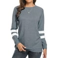 thumbnail image 1 of Long Sleeve Shirts for Women Sweaters Crewneck Sweatshirts Blouse Tunic, 1 of 7