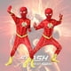 thumbnail image 1 of Disfraces de Halloween de la Liga de la Justicia de Superhéroe Flash para niños (rojo, L) BinVnog BinVnog, 1 of 2