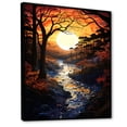 thumbnail image 2 of Designart "Sunrise Of Light I" Landscape & Nature Floater Framed Canvas Art Print, 2 of 7