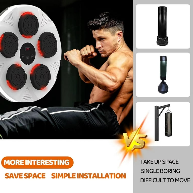 Music Boxing Trainer, Intelligent Punching Bag with Punching Pad
