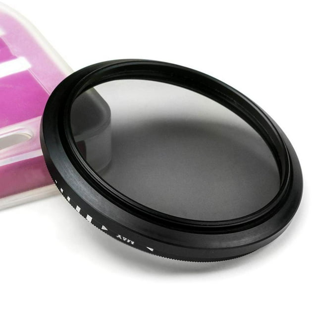 Langgg ND2 à ND400 Fader Mince Réglable 55mm 58mm 62mm Neutre Réglable Neutre Réglable ND Filtre Verre Optique 52mm