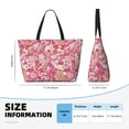 thumbnail image 2 of Yiaed Sweet Print Large Capacity Beach Travel Bag - Waterproof Zipper Vacation Tote for Sandproof Storage, and Camping, 2 of 5