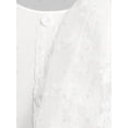 thumbnail image 3 of Camiseta Tipo Túnica Panel Malla Bordada Tamaño Plus Rosegal Mangas largas de talla grande, 3 of 5
