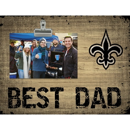 New Orleans Saints 8'' x 10.5'' Best Dad Clip Frame - No