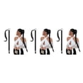 thumbnail image 1 of ZheElen Rallonge Instantanée de Queue de Cheval pour Longueur et Volume pour Femme, comme Ses Cheveux, Couronne, Tresse, Interrupteur, Noir, Ensemble de 3, 1 of 6
