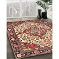 thumbnail image 2 of Ahgly Company Indoor Rectangle Traditional Brown Red Medallion Area Rugs, 8' x 10', 2 of 6