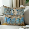 thumbnail image 3 of LALILO Throw Pillow Covers And Interior Ancient Egyptian Blue Art Cushion Cover 18" x 18", 2 Pack, 3 of 6