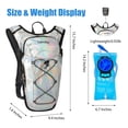 thumbnail image 2 of Mochila de Hidratación Zavothy Rave Ligera con Reservorio de Agua de 2L, 2 of 7
