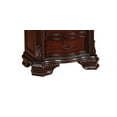 thumbnail image 4 of Traditional Nightstand with Three Storage Drawers, Solid Wood Retro Brown Cherry End Table,Vintage Bedside Table for Bedroom Furniture, 4 of 6