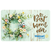 Chic Wreath Best Mom Walmart eGift Card