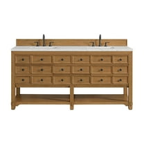 James Martin Vanities 505-V72-3Ejp Malibu 72" Free Standing Double Basin Vanity Set -