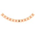 thumbnail image 2 of 1 Pieza Banner Vintage Burlap Bells Suministro De Envoltorio preestablecer De UNA BLESIY Burlap Bunting Banner, 2 of 8