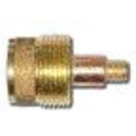 Radnor Model 45V64S 3/32'' Stubby TIG Gas Lens Collet Body For Radnor 9, 20, 22 And 25 Series Torches