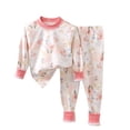 thumbnail image 2 of QSXADF Unisex Boys and Girls Fall Winter Sweatshirt Set Graphic Long Sleeve Loose Top Pant 2 Piece Set For Home Wear Children Clothing Set, 2 of 5