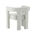 thumbnail image 2 of SAFAVIEH Couture Deandre Contemporary Velvet Solid Dining Chair, Light Grey, 2 of 5