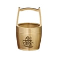 thumbnail image 2 of Cubo de tesoro Zulema de metal estilo chino centro de mesa, 2 of 8