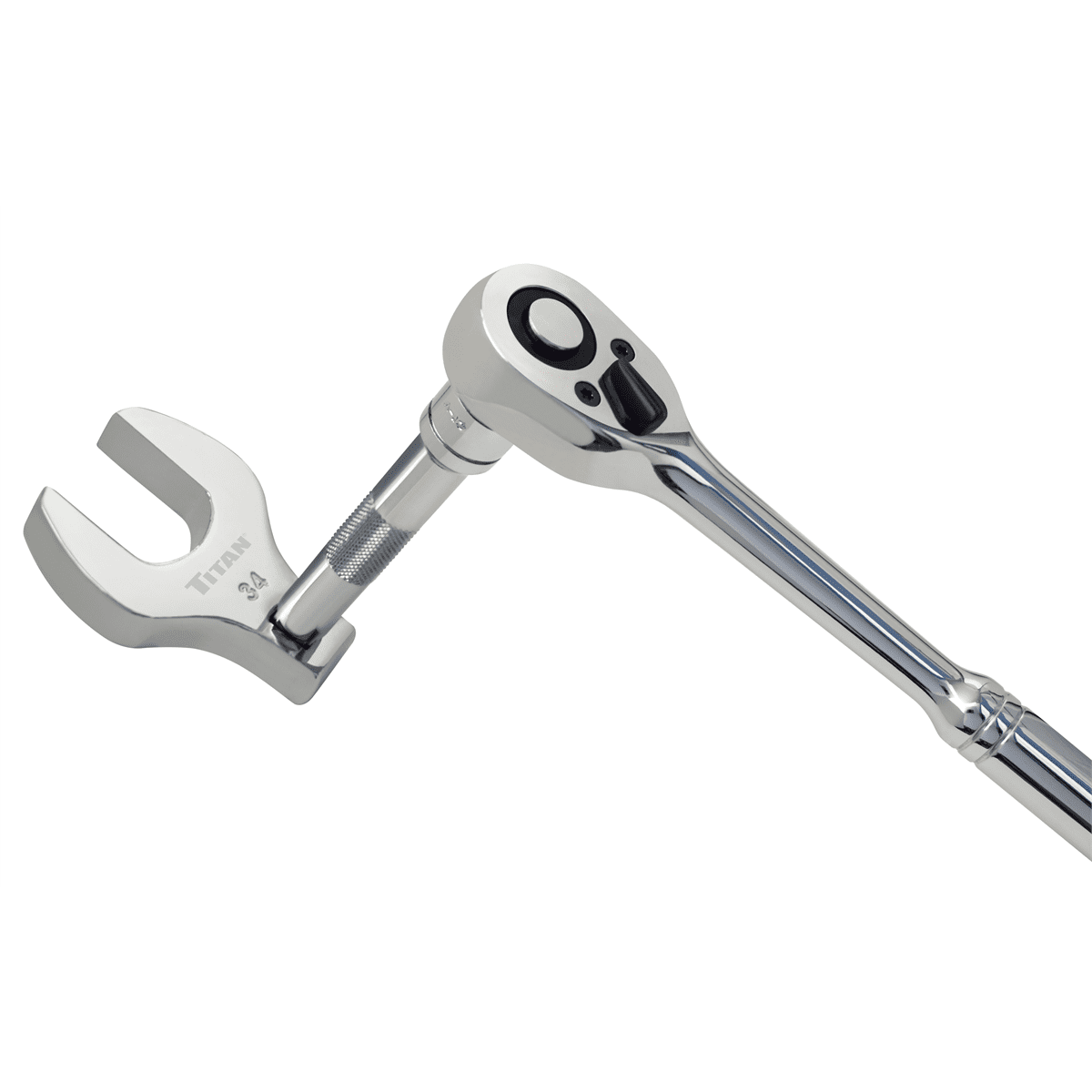 TITAN 7 pc. 1/2 in. Drive Metric Jumbo Crowfoot Wrench Set