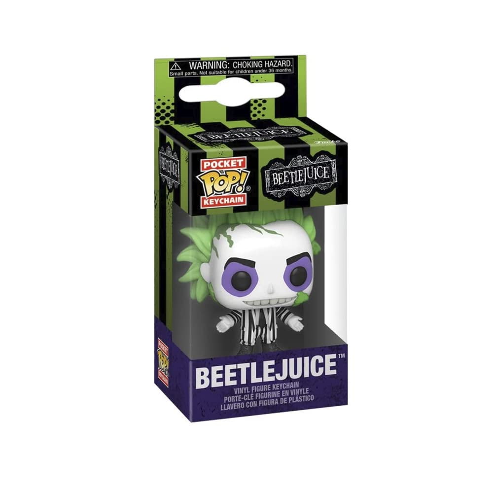 Pop Pocket Keychain Beetlejuice Vinyl Figure Beetlejuice Walmart