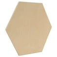 thumbnail image 2 of Unfinished Wooden Hexagon Blanks 10-inch, Pack of 2 Hexagon Cutouts for Craft Wood Shapes and Honeycomb Decoration, by Woodpeckers, 2 of 7