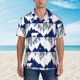thumbnail image 2 of Balery Cartoon Iceberg Polar Bear Camisas hawaianas de manga corta para hombre, camisas playeras de corte holgado, camisas de vacaciones con botones,Small, 2 of 7