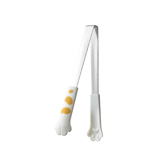 ¡Gran oferta! Pinzas para hielo para alimentos, pinzas de cocina con forma de gato, pinzas para cocinar de acero inoxidable, adecuadas para cocinar en barbacoa, dulces