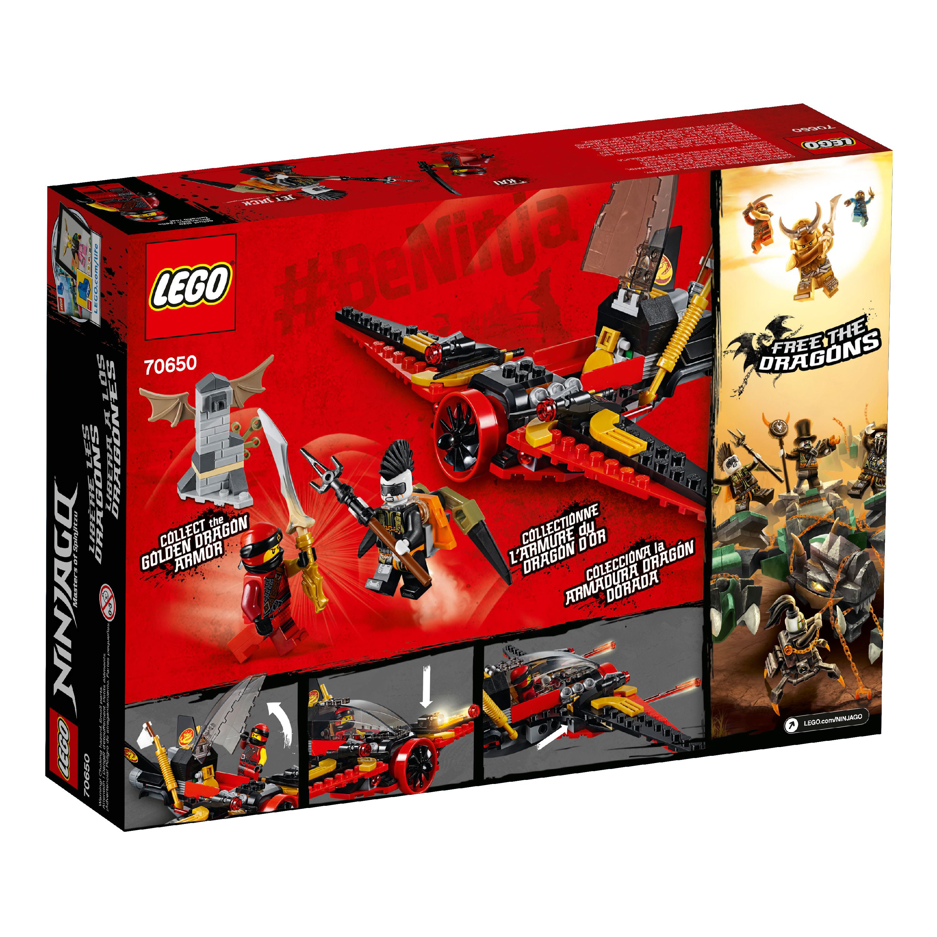 skjule Sodavand anklageren LEGO Ninjago Destiny's Wing 70650 Ninja Warrior Building Toy - Walmart.com