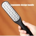thumbnail image 7 of Msgweeeg Double-Sided Foot File Stainless Steel Callus Remover Sandpaper Dead Skin Corns Scraper Pedicure Tool Smooth Heels Foot Care Essential for Home Salon Professional Results, 7 of 7