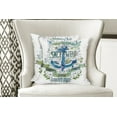 thumbnail image 4 of Ambesonne Marine Throw Pillow Cover 2 Pack, Ocean Anchor, 18", Multicolor, 4 of 6