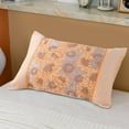 thumbnail image 1 of Juego de fundas de almohada de algodón con estampado floral | Tamaño estándar de 50 x 108 cm | Tejido transpirable y antibolitas | Azul claro, rosa, gris y amarillo | Ropa de cama suave para la, 1 of 6