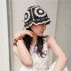 thumbnail image 3 of Gorro de punto para mujer Boho Knit Bucket Hat hecho a mano Bell Cr JM, 3 of 5