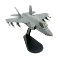 thumbnail image 2 of Simulación 1:72 F-35A modelo de avión con soporte de exhibición decoración de mesa ornamento recuerdo adultos juguete juguetes en miniatura para Sunnimix Avión fundido a presión, 2 of 8