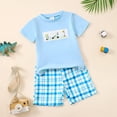 thumbnail image 5 of Futezty Toddler Boys Clothes Summer Outfit Sets, Toddler Kids Baby Boys Girls Clothes Summer Short Sleeve Dinosaur T Shirt Tops Shorts Casual 2PCS Outfits Set, 5 of 6