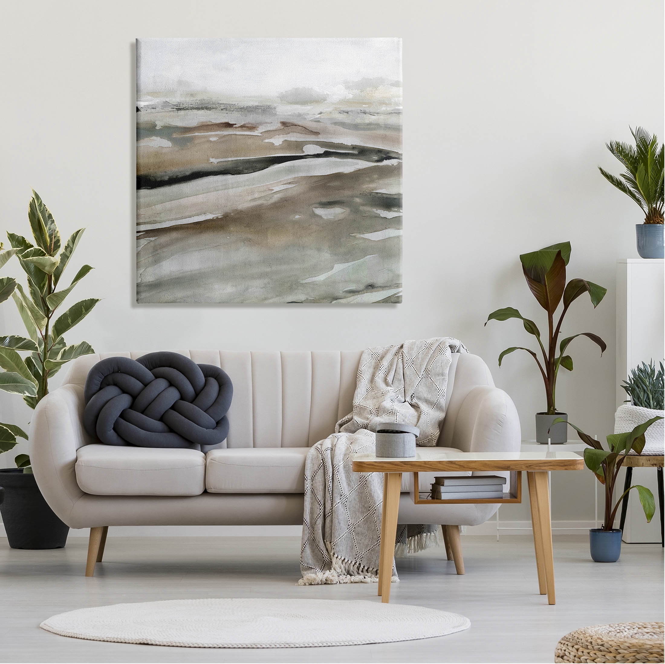 Stupell Industries Abstract Muted Landscape Scene Painting Gallery Wrapped Canvas Print Wall Art, Design by Carol Robinson