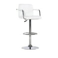 thumbnail image 1 of Maggie Quilted Barstool, White, 1 of 9